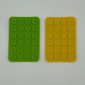 Green and Yellow Suction Grip Mount Set
